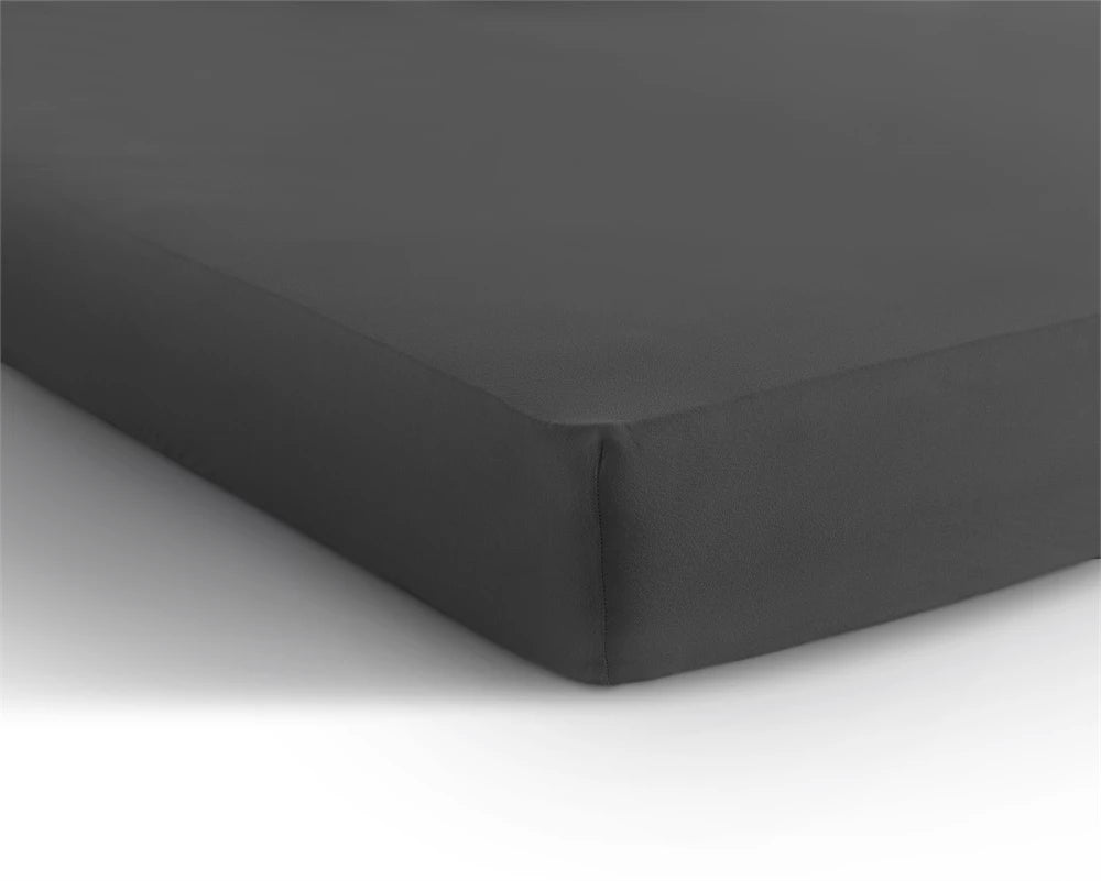 Hoeslaken Dubbel Jersey - Antraciet