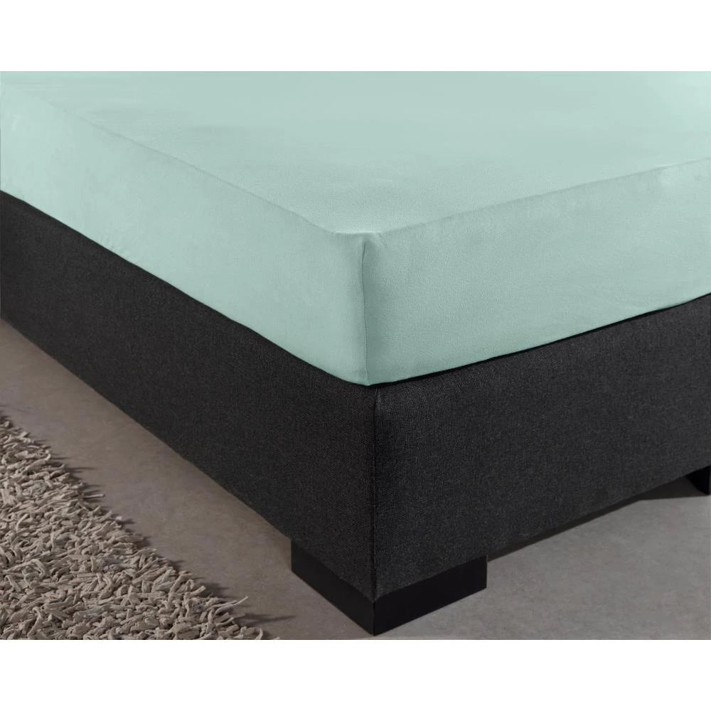 Hoeslaken Dubbel Jersey - Powder Blue