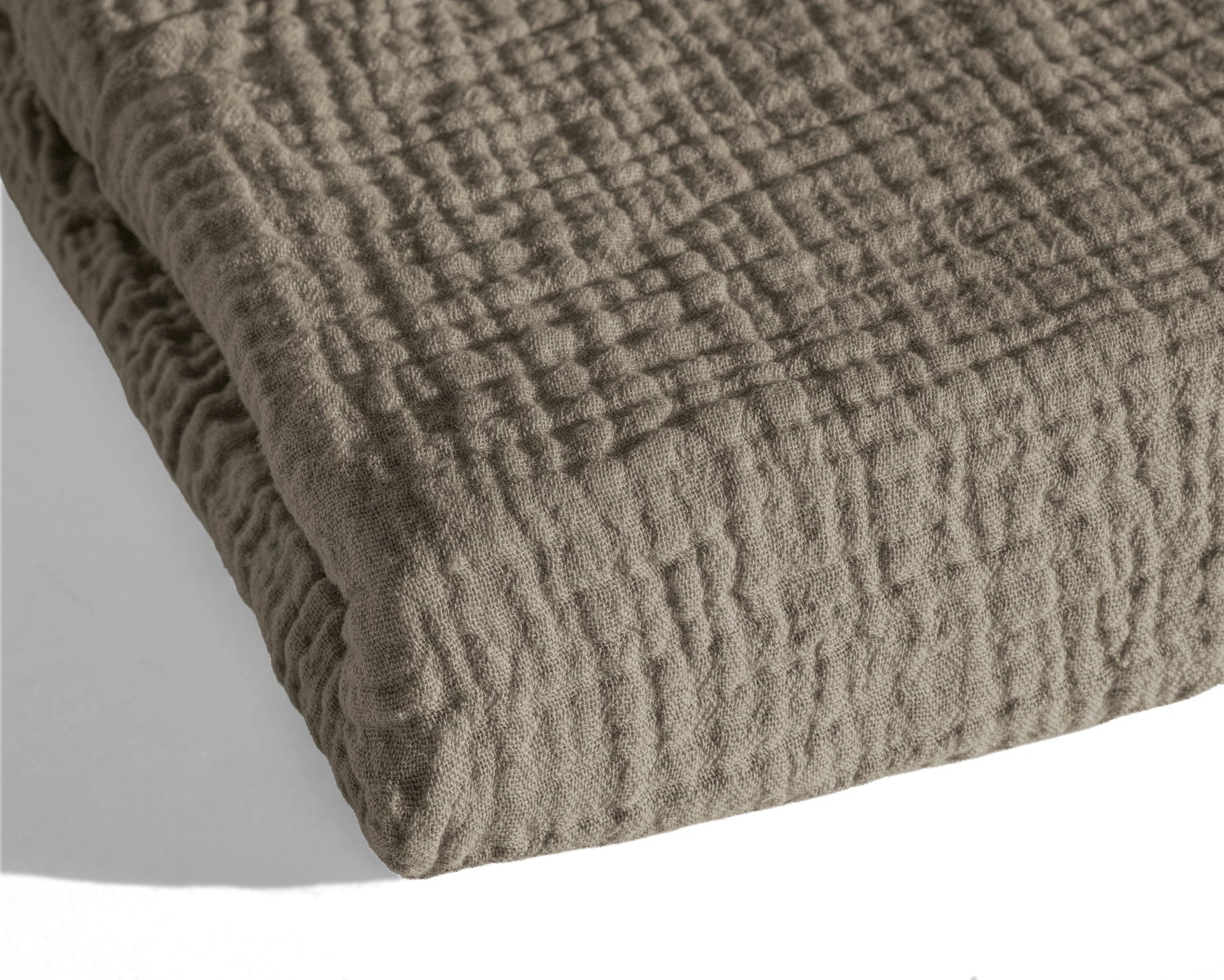 Katoenen Mousseline Lazy Dekbed met Kussenslopen – Taupe