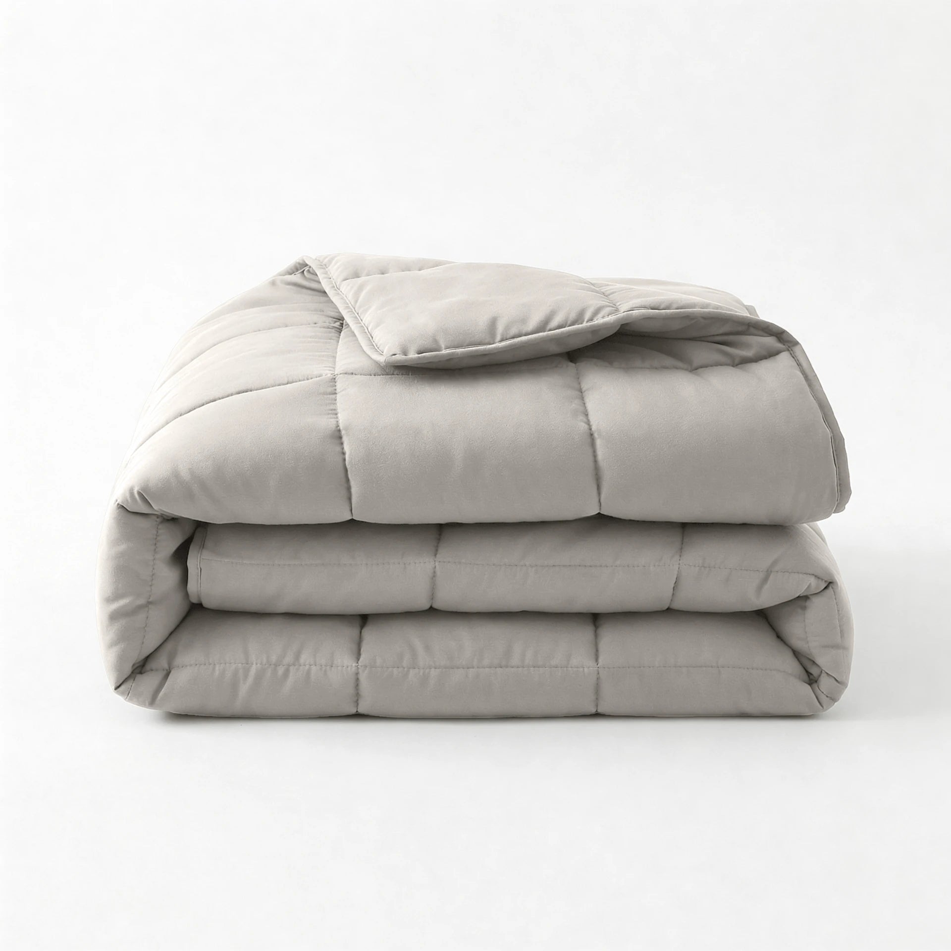 Percale Katoenen Lazy Dekbed – Taupe