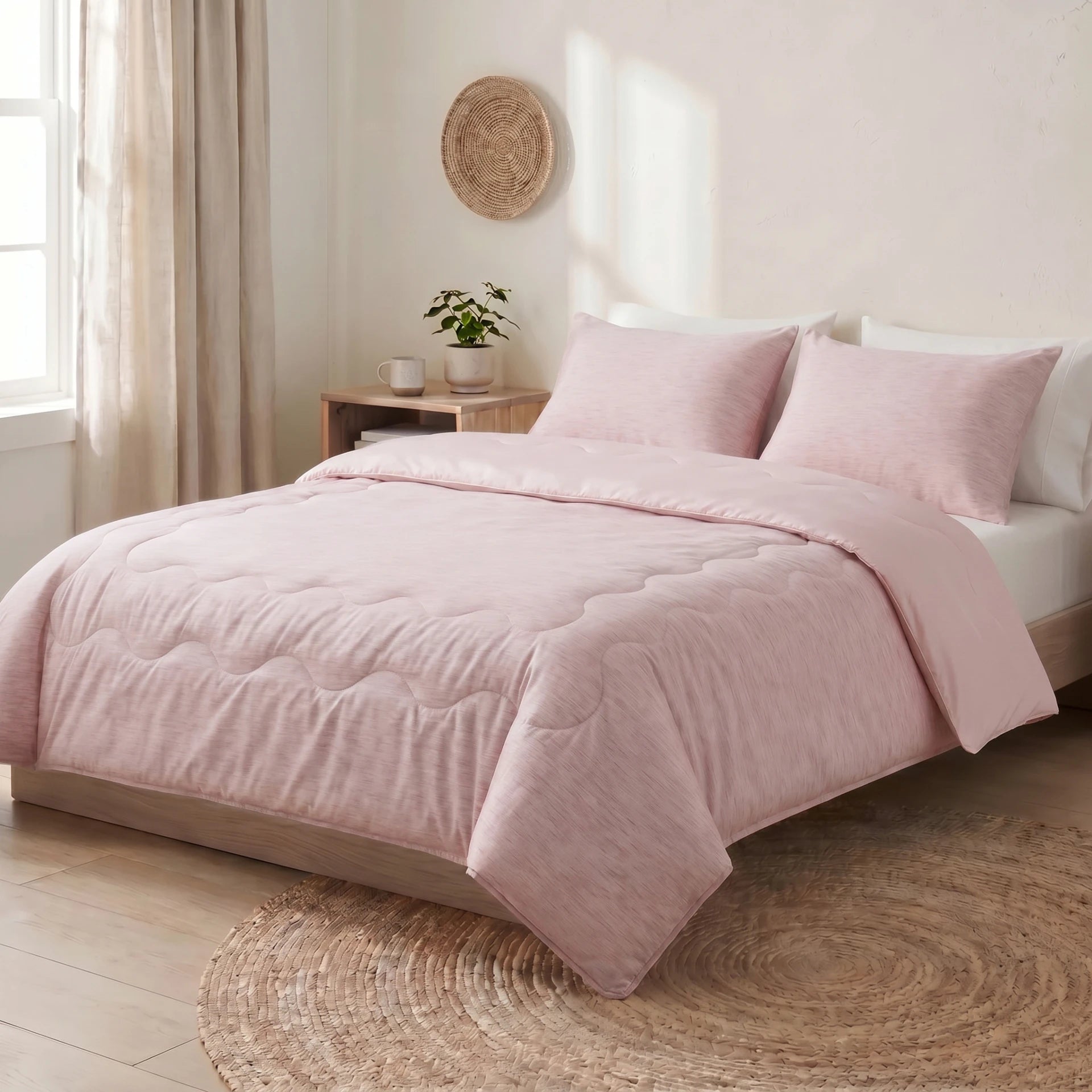BlueCell Verkoelend Zomerdekbed – Roze