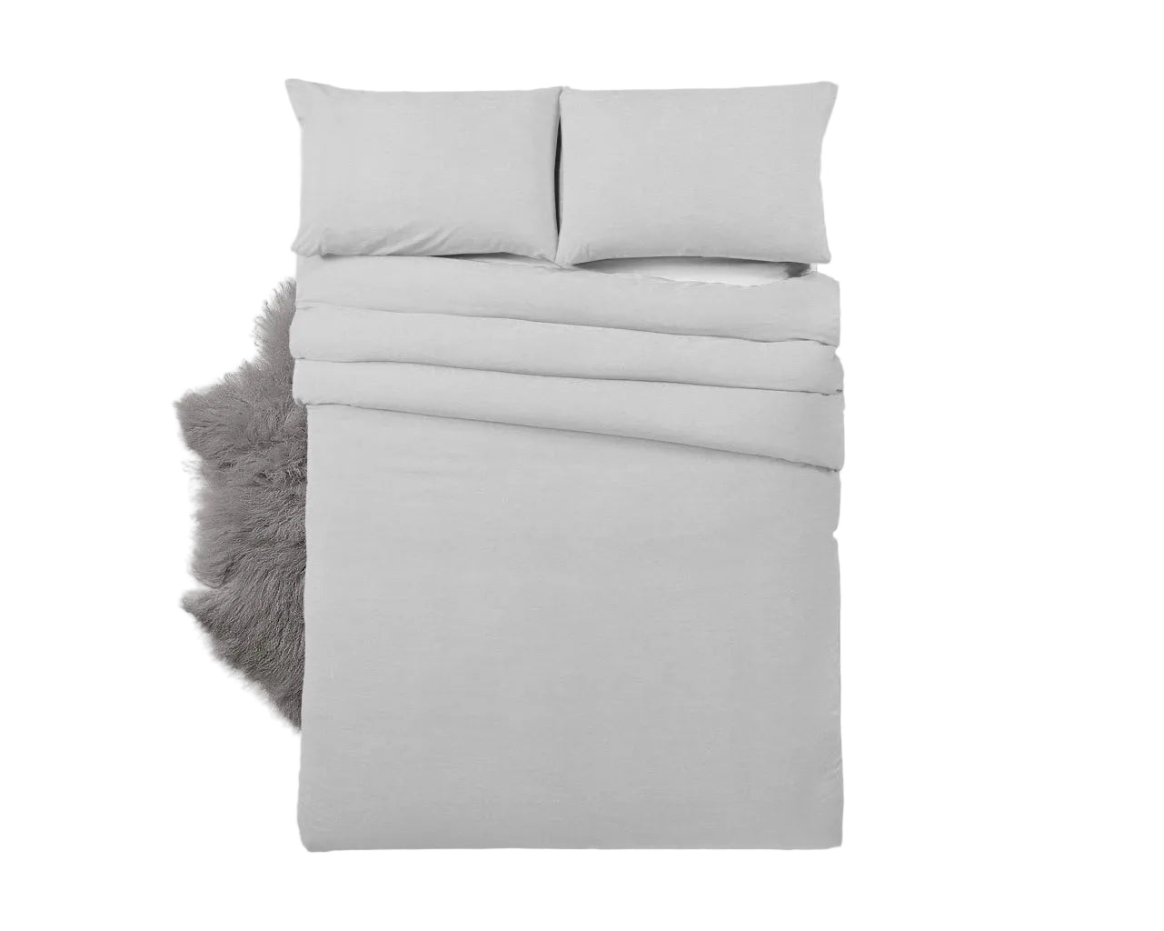 Dekbedovertrek Bamboo Touch - Pearl White