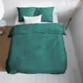 Dekbedovertrek Katoen Satijn - Moss Green