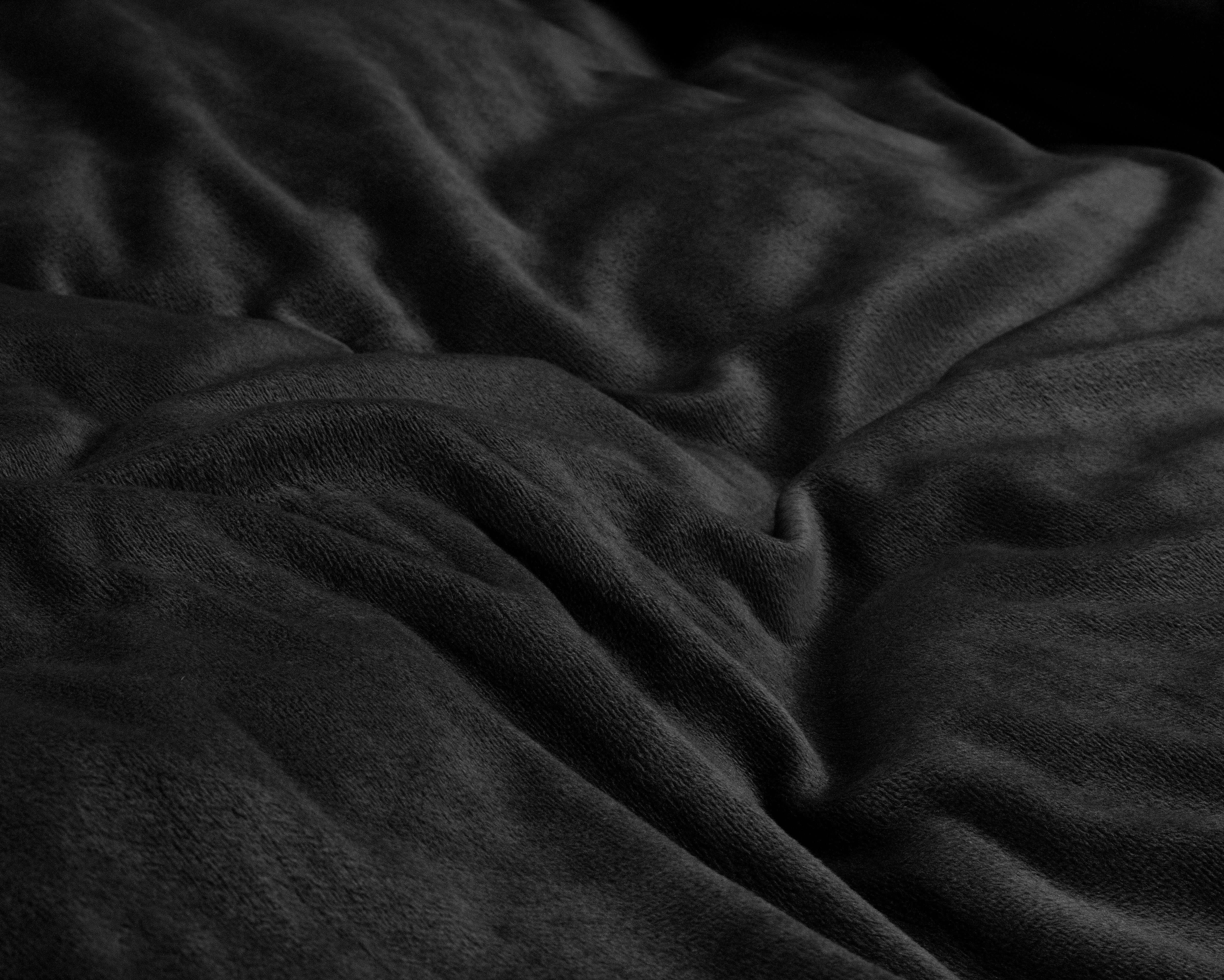 Duvet cover VelvetLux - Midnight Black
