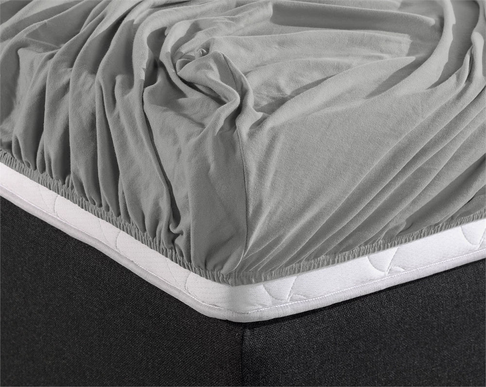 Hoeslaken Dubbel Jersey - Ash Grey