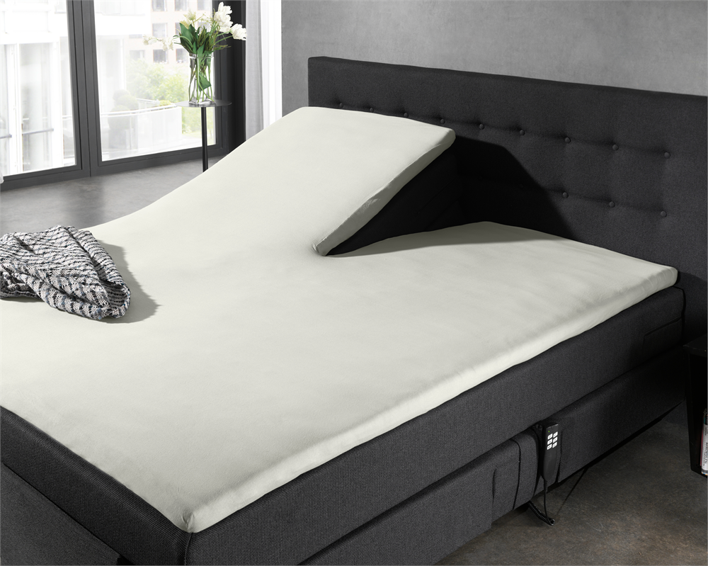 Splittopper Hoeslaken Ivory - 100% Katoen