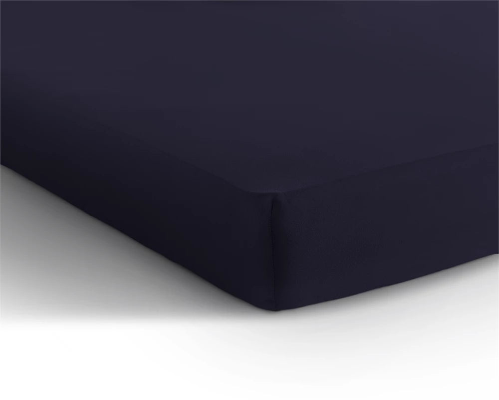 Hoeslaken Dubbel Jersey - Navy Blue