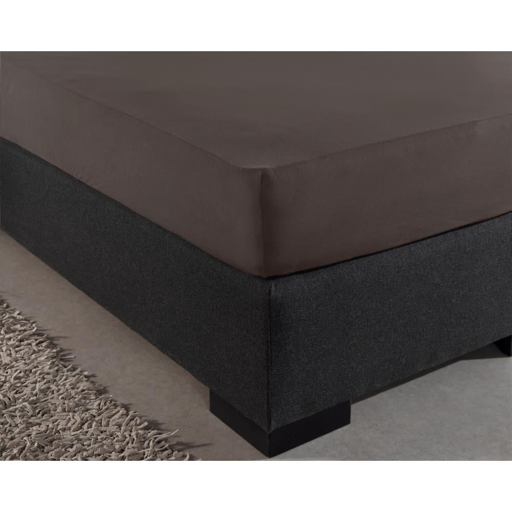 Hoeslaken Dubbel Jersey - Deep Taupe