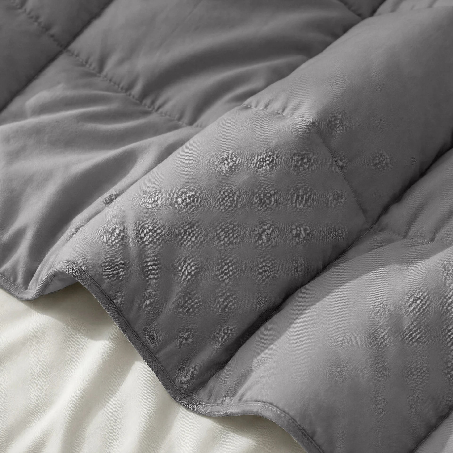 Percale Katoenen Lazy Dekbed – Antraciet
