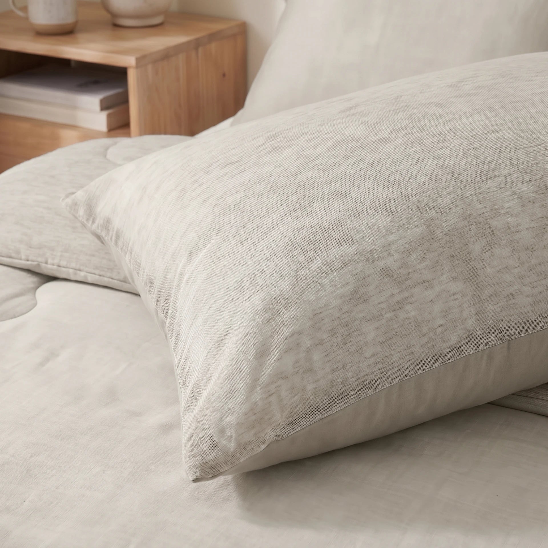 BlueCell Verkoelend Zomerdekbed – Taupe