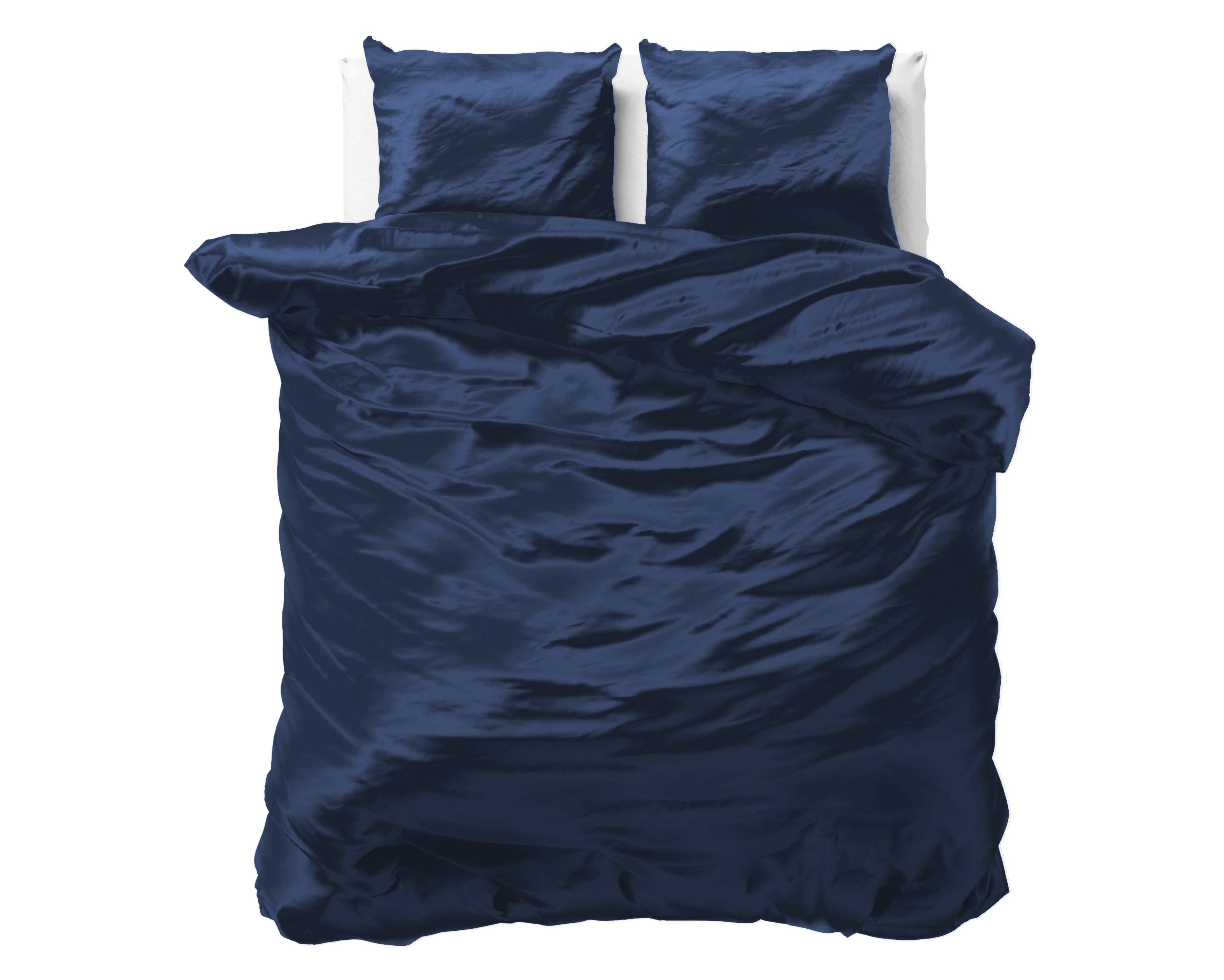 Dekbedovertrek SatinDreams - Navy Blue