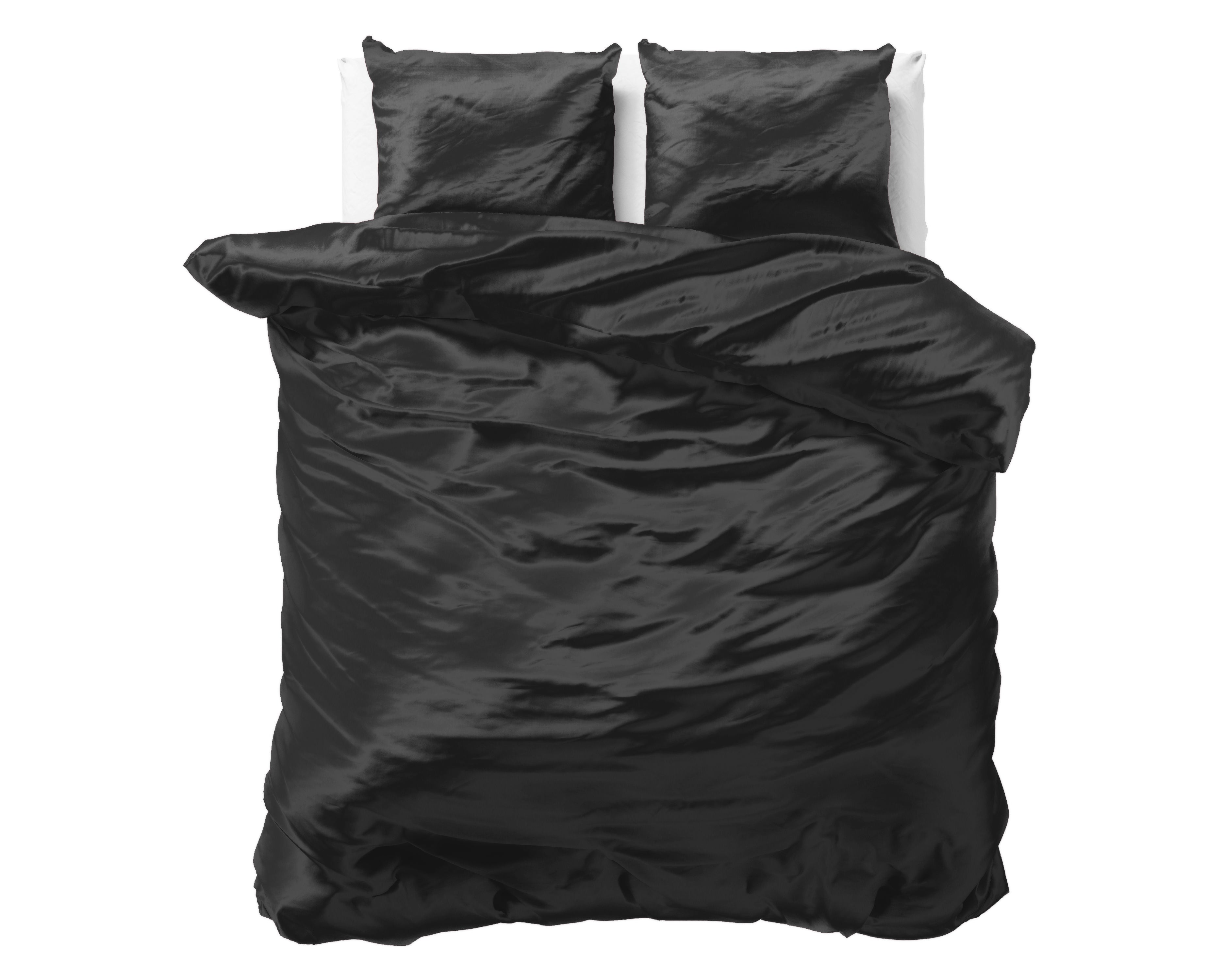 Dekbedovertrek SatinDreams - Midnight Black