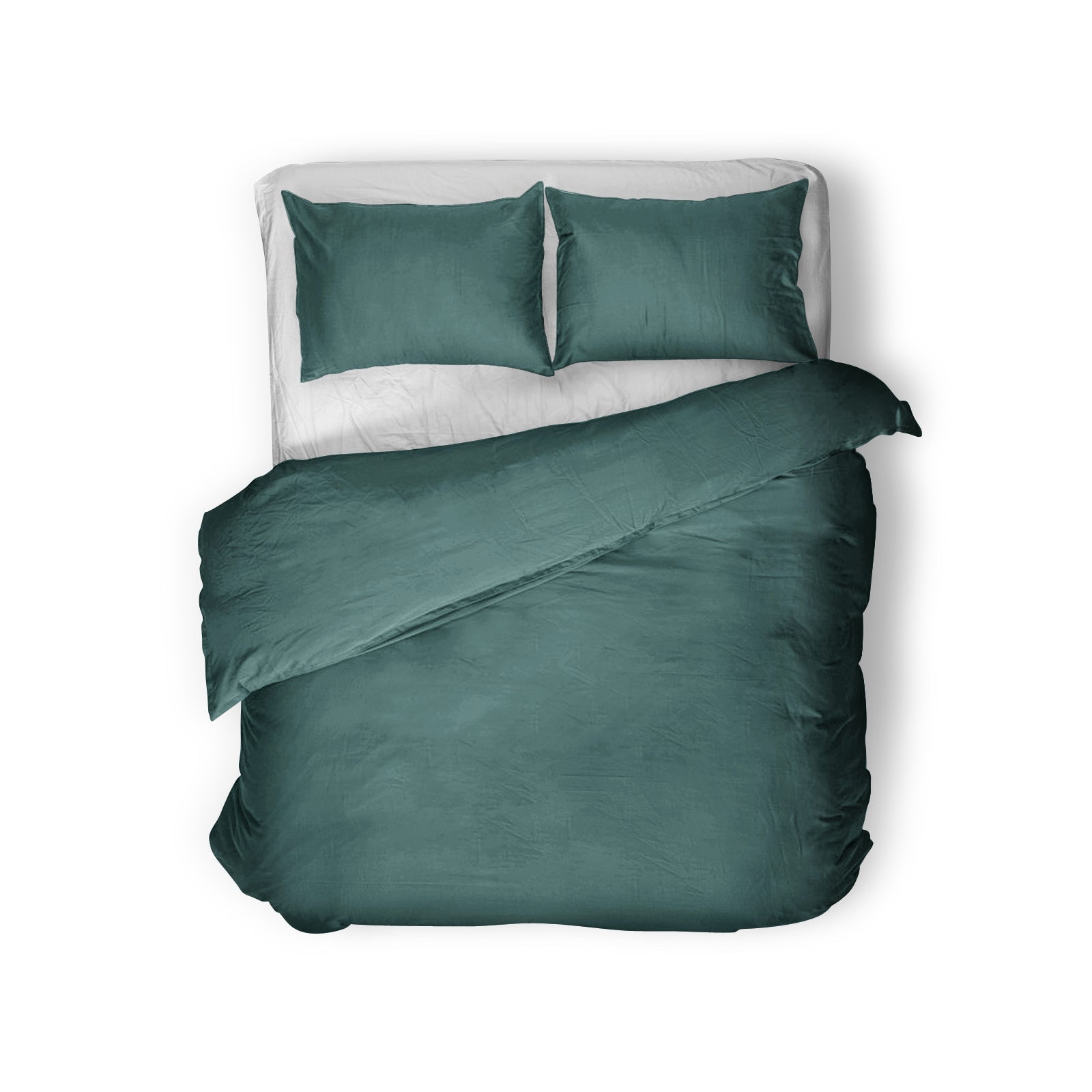 Duvet cover Egyptian Cotton - Moss Green