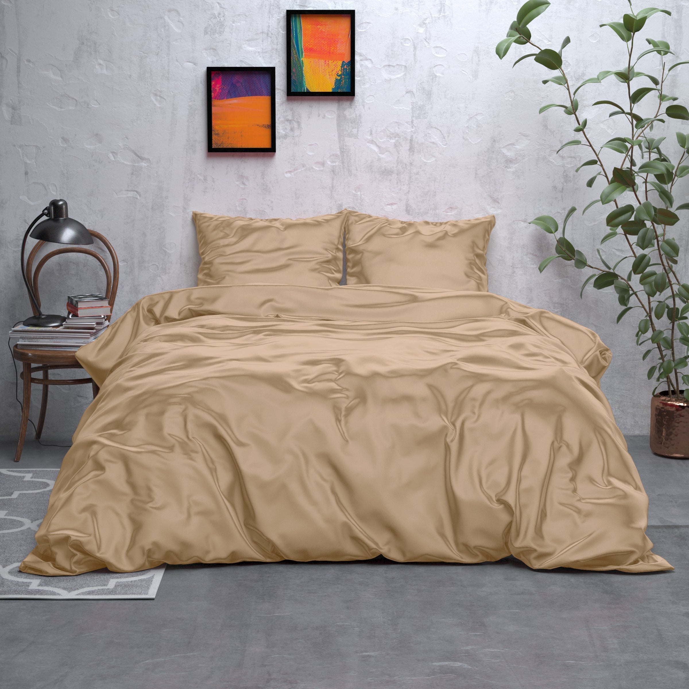 Duvet cover SatinDreams - Taupe