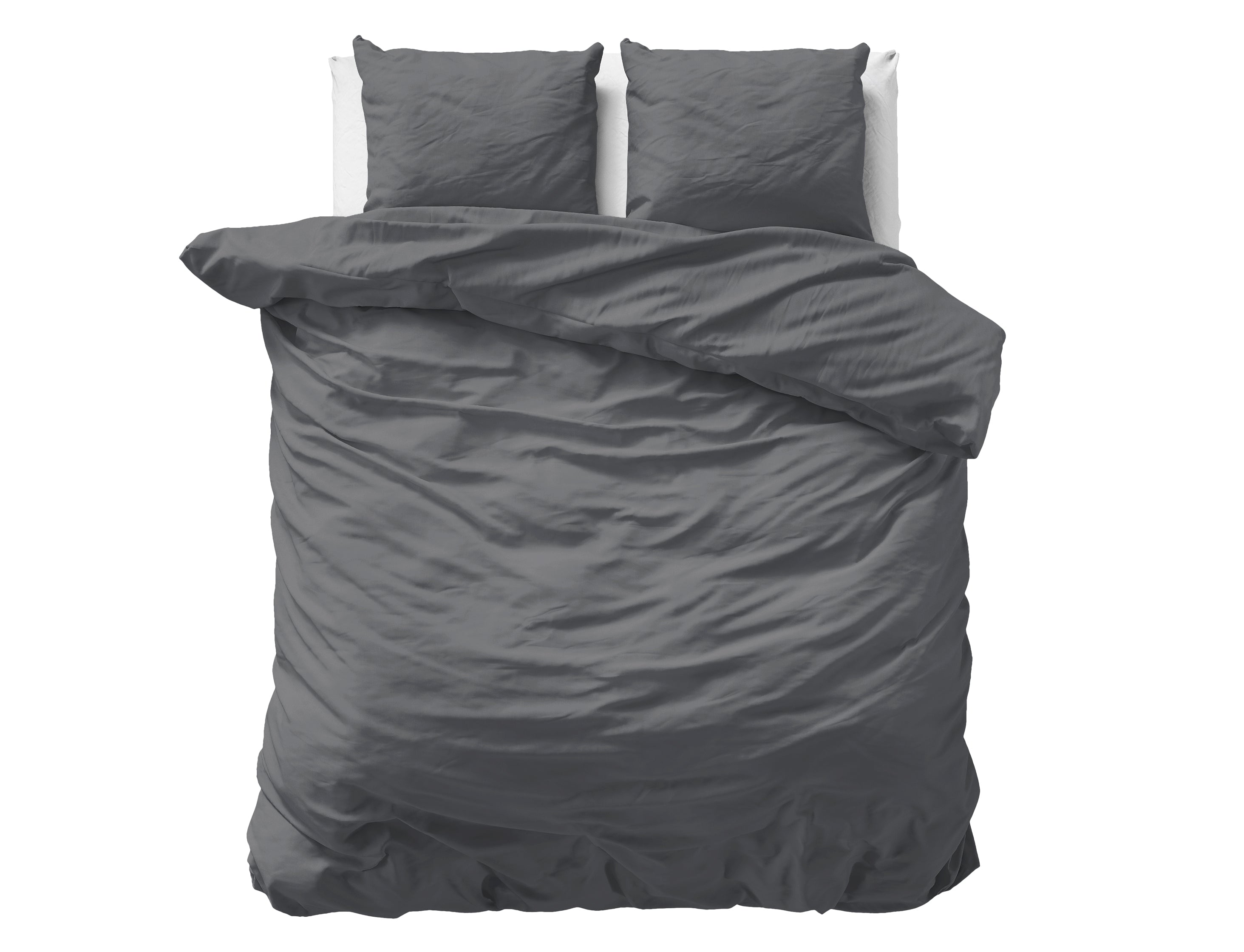 Duvet cover Cotton Satin - Anthracite